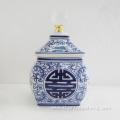 Chinese blue and white porcelain decoration box